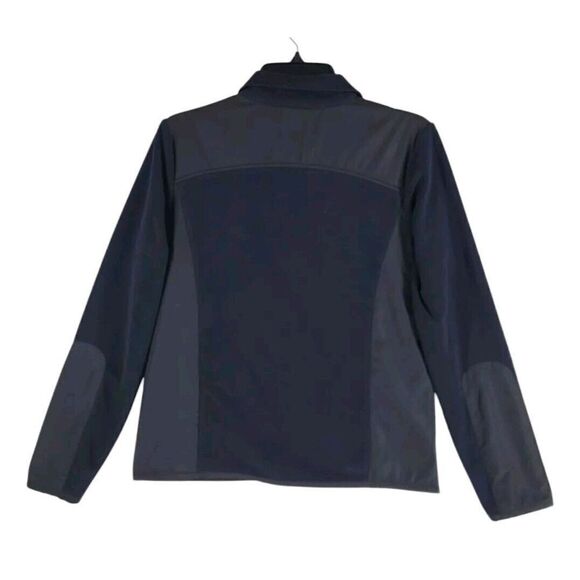 Athleta Jacket Coat Women M Blue Black Fleece Full Zip Gorpcore Outdoor - Picture 10 of 10
